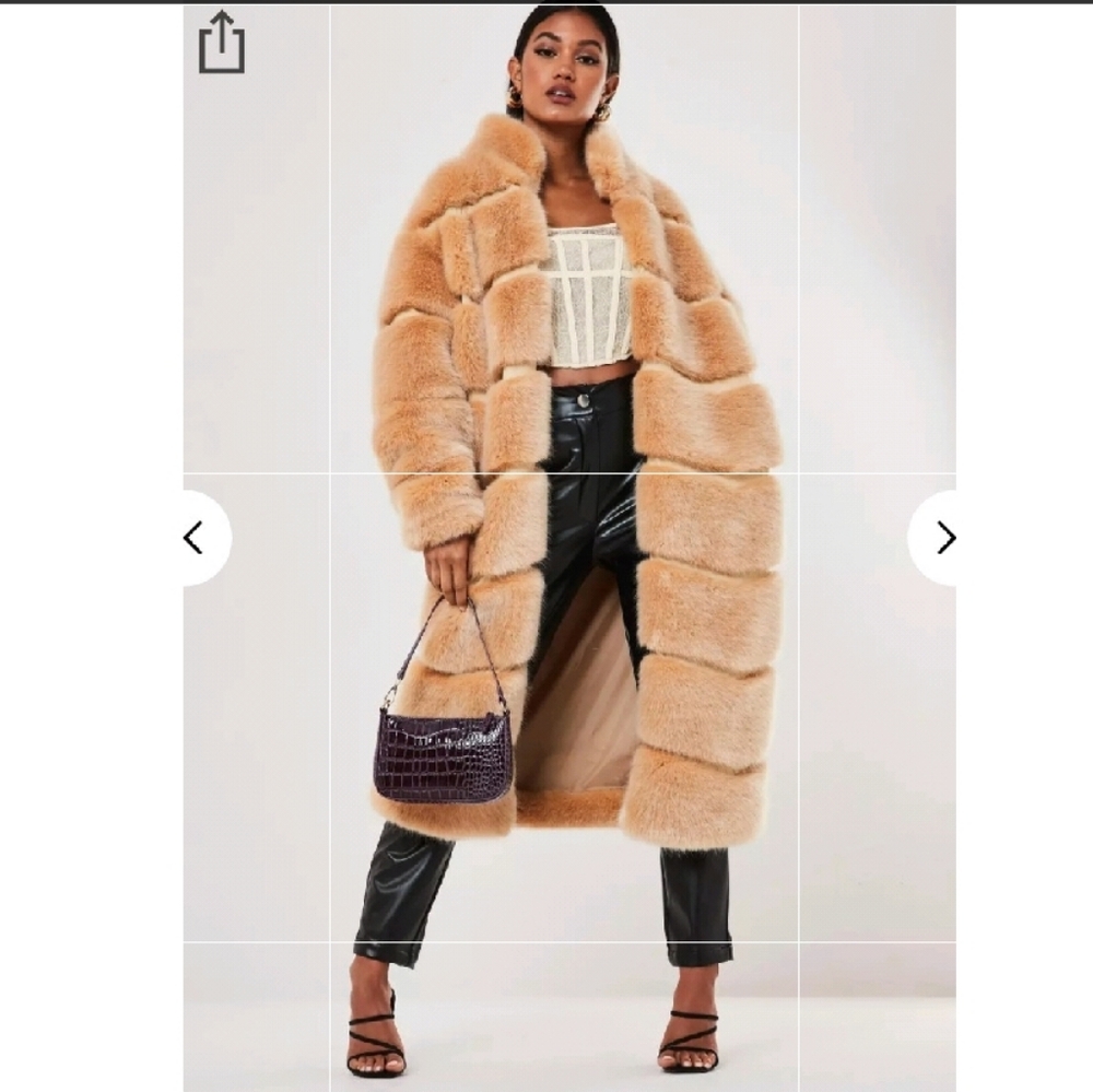 Tan Faux fur